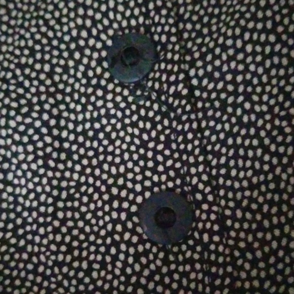 Vintage Button Front Skirt Black Tan Victorian Maxi Size M - Picture 3 of 6